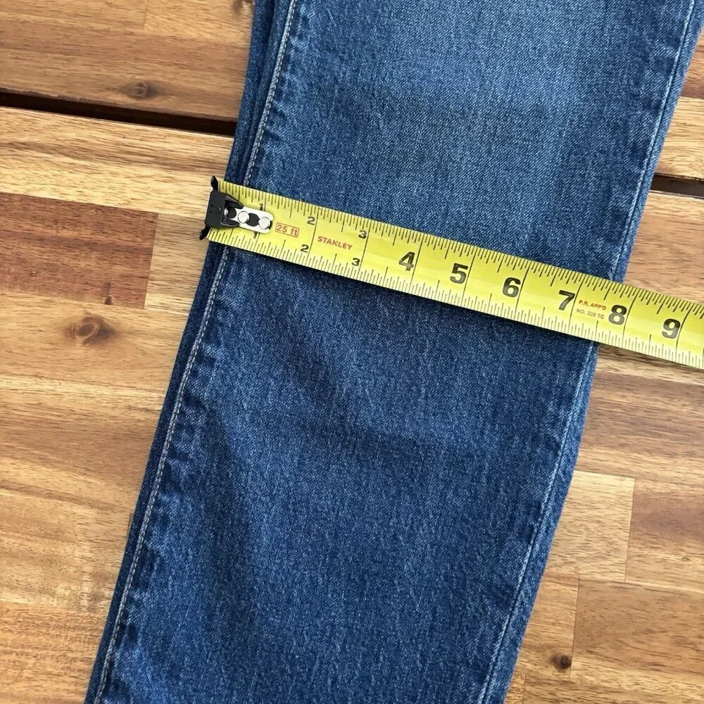 J. Crew Denim Slim Boyfriend Jeans Medium Wash Raw Hem Casual Women’s Size 27‎